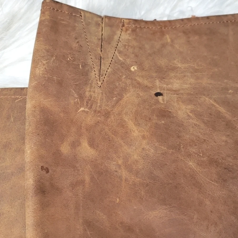 GB Distressed Leather Tall Riding boots